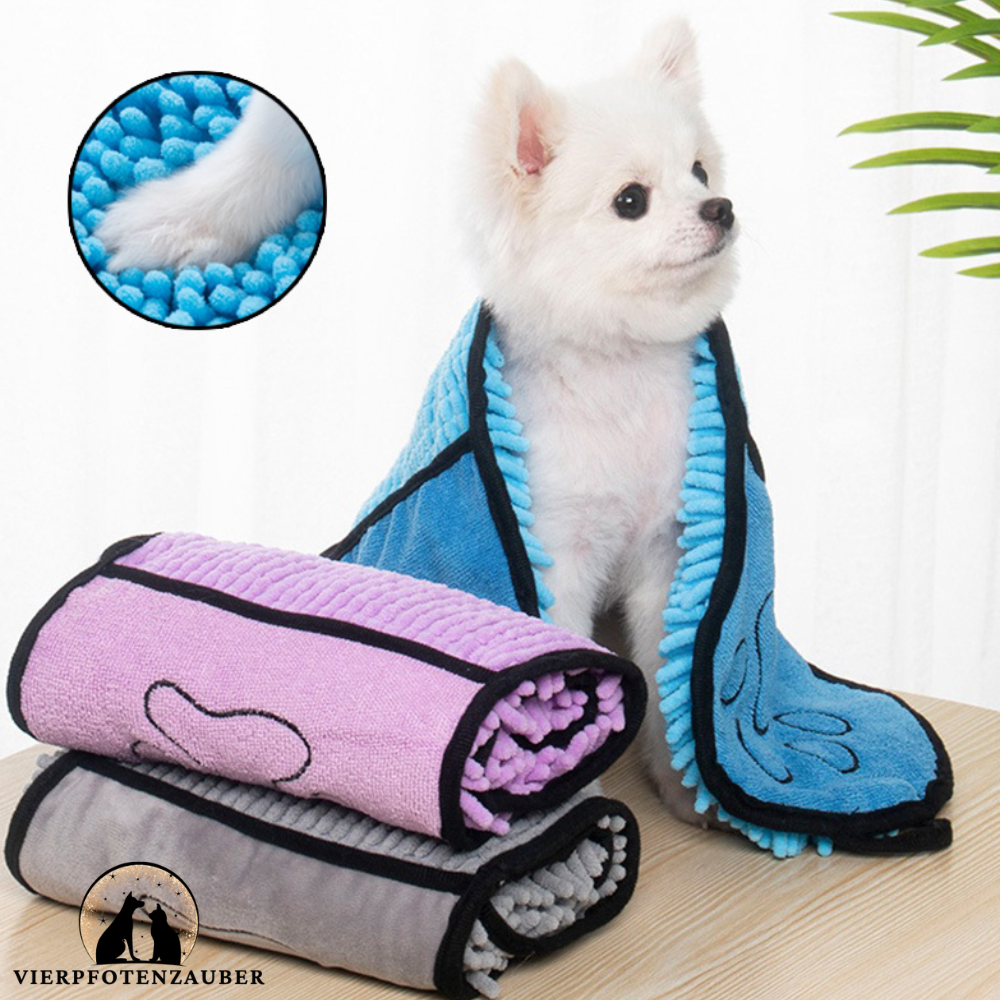 Saugfähiges Hundehandtuch