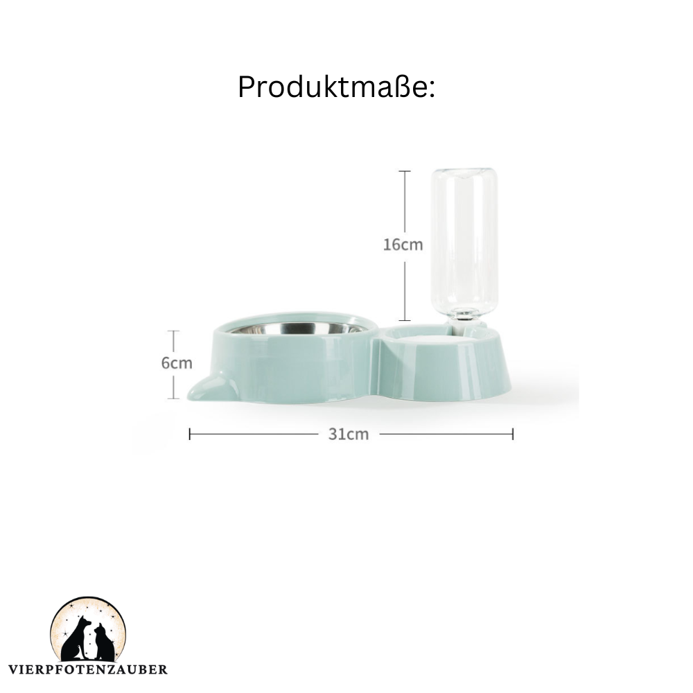 Refill-Dog-Bowl - 2in1 Futter- und Wassernapf
