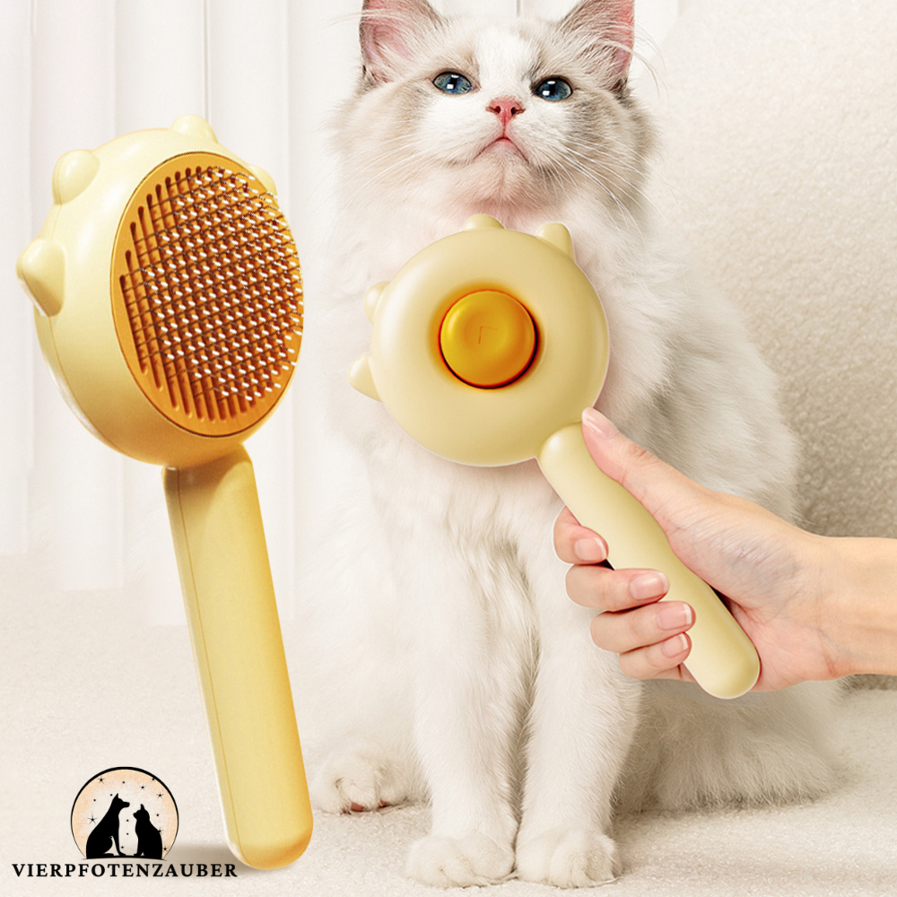 Katzen-Bürste mit One-Click-Funktion