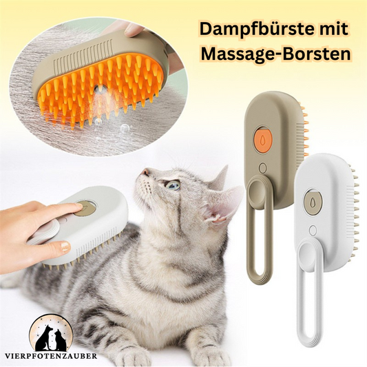 Steambrush Pro - Dampfbürste für Hunde und Katzen