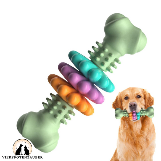 Kau-Knochen - Kauspielzeug aus Gummi für Hunde