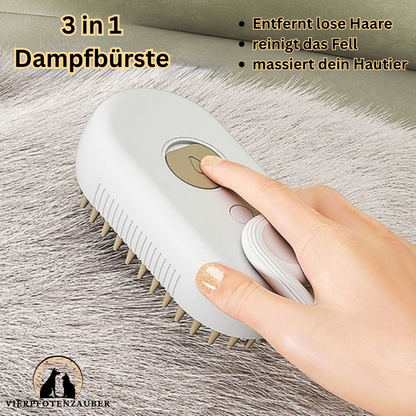 Steambrush Pro - Dampfbürste für Hunde und Katzen