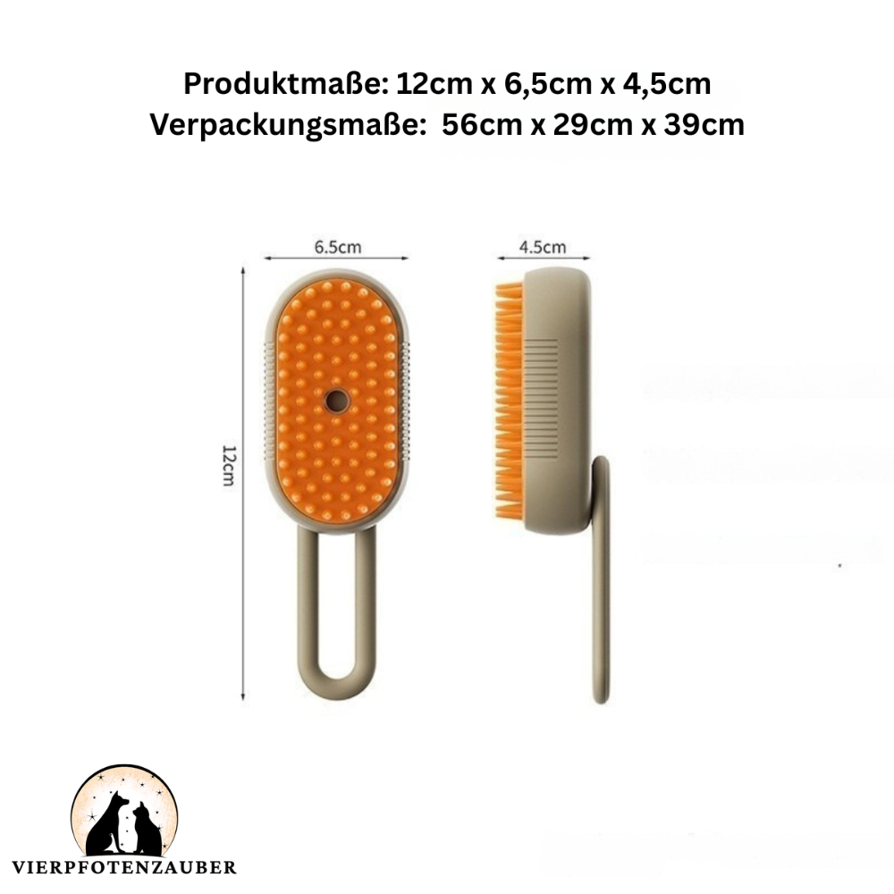 Steambrush Pro - Dampfbürste für Hunde und Katzen